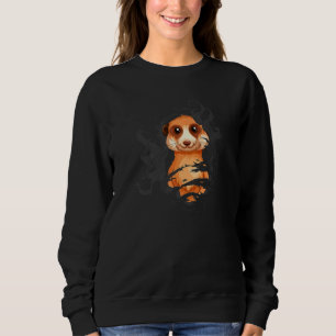 Meerkat Wild Small Animal WhisperHalloween Sweatshirt