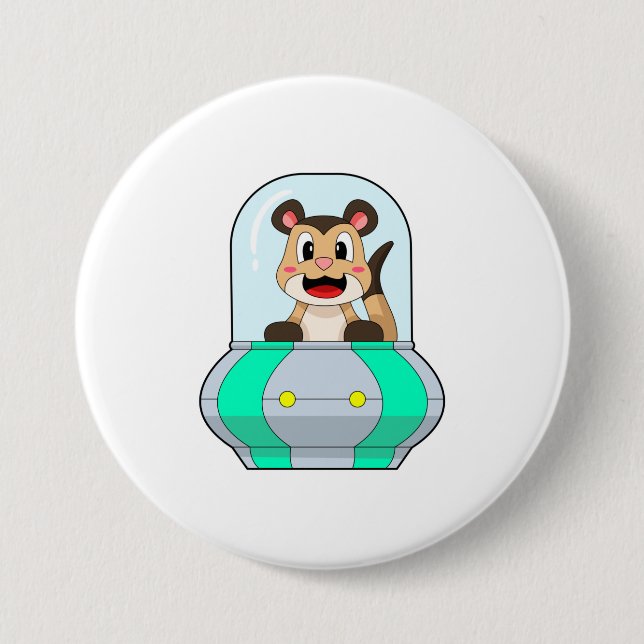 Meerkat with Submarine Button (Vorderseite)