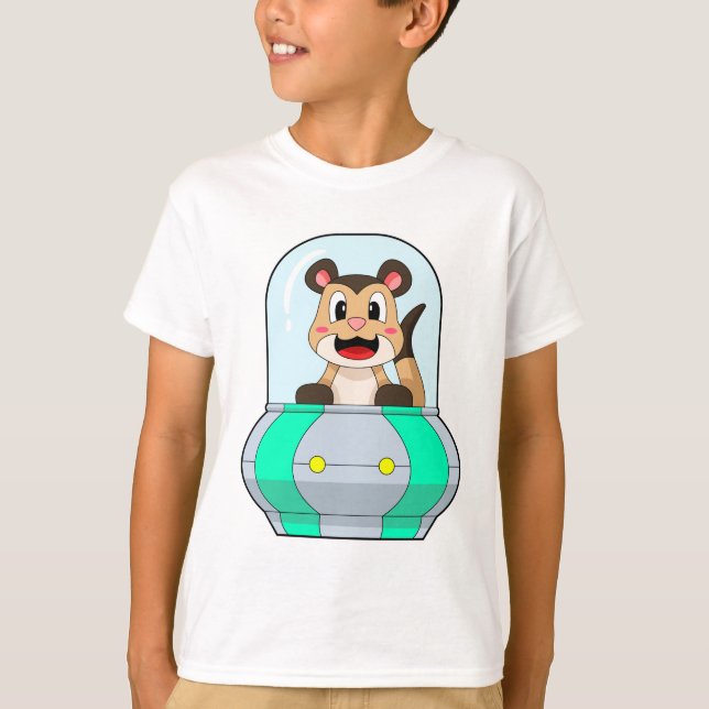 Meerkat with Submarine T-Shirt (Vorderseite)