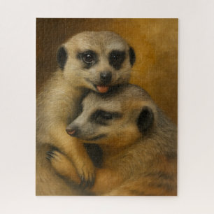 Meerkat-Zuneigung Puzzle