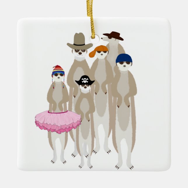 Meerkats Ornament (Vorderseite)