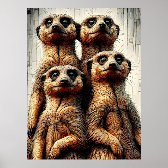 Meerkats Poster (Vorne)