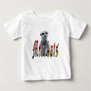 "Meerkats: Stehend stolz hinter dem Namen" Baby T-shirt