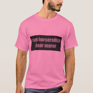 Meerrettich Maror Passahfest-T - Shirt-Männer T-Shirt