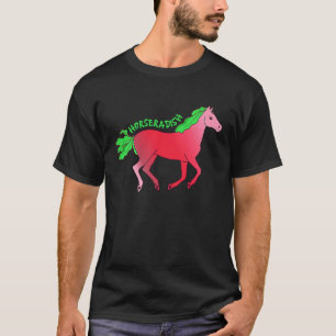 Meerrettich Pferd Tierhaltung Rettich Gemüse T-Shirt