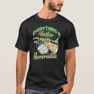 Meerrettichsauce Creme Pflanze Rezept Wurzel Frisc T-Shirt