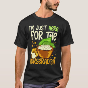 Meerrettichsauce Creme Pflanze Rezept Wurzel Frisc T-Shirt