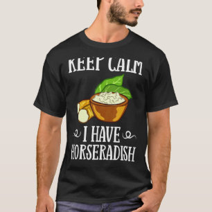 Meerrettichsauce Creme Pflanzenrezept Wurzel Frisc T-Shirt