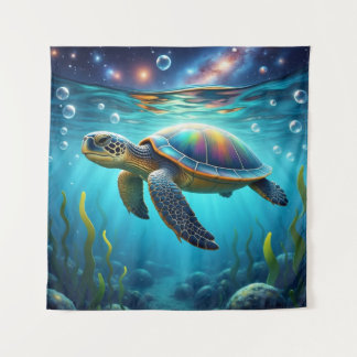 Meerschildkröte Wandteppich