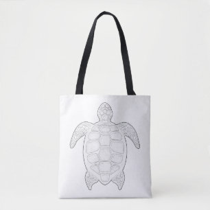 Meerschildkröten Erwachsenenfarben Tasche