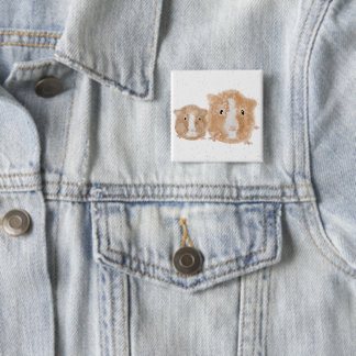 Meerschweinchen-Abzeichen Button