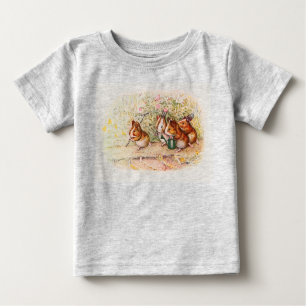 Meerschweinchen, die im Garten pflanzen Baby T-shirt