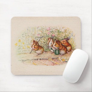 Meerschweinchen, die im Garten pflanzen Mousepad