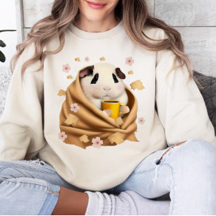 Meerschweinchen Eingekuschelt, Herbst, Meerschwein T-Shirt
