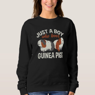 Meerschweinchen Flauschige Kartoffel Nur Ein Junge Sweatshirt
