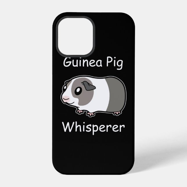 Meerschweinchen-Flüsterer iPhone Hülle (Rückseite)
