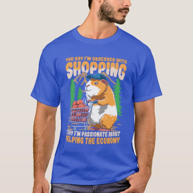 MEERSCHWEINCHEN FUTTER WARENKORB Freund T-Shirt (Vorderseite)