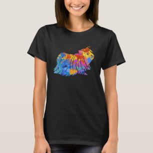 Meerschweinchen-Grafik Farbige Meerschweinchen-De T-Shirt