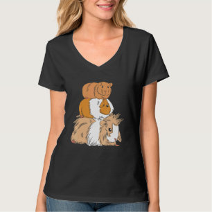 Meerschweinchen-Grafik Meerschweinchen-Besitzer Ha T-Shirt