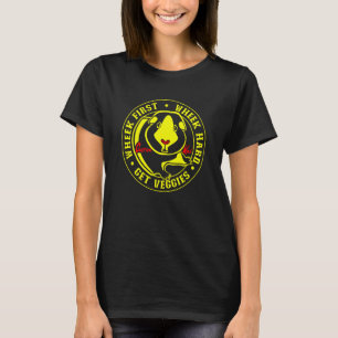 Meerschweinchen Guinea Kai Karate Dojo Süß Lustig T-Shirt