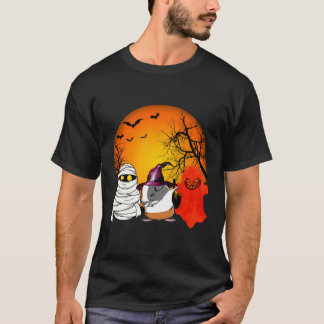 Meerschweinchen Halloween Kürbis T-Shirt