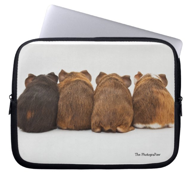 Meerschweinchen-Hintern-Laptop-Hülse Laptopschutzhülle (Vorderseite)