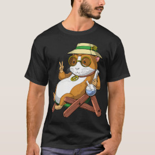 Meerschweinchen Hippie Kiffer T-Shirt