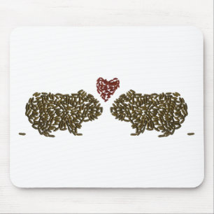 Meerschweinchen in der Liebe Mousepad
