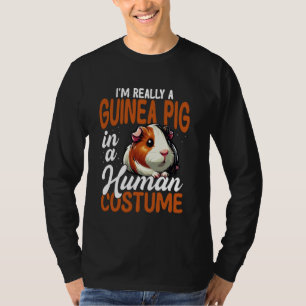Meerschweinchen in menschlicher Verkleidung lustig T-Shirt