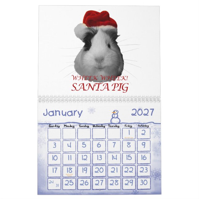 Meerschweinchen-Kalender 2013 Kalender (Jan 2027)