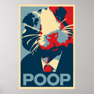 Meerschweinchen-Kampagnen-Plakat Poster