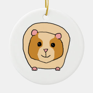 Meerschweinchen-Karikatur Keramikornament