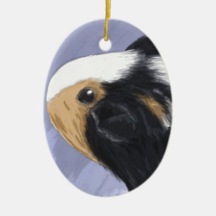 Meerschweinchen Keramik Ornament