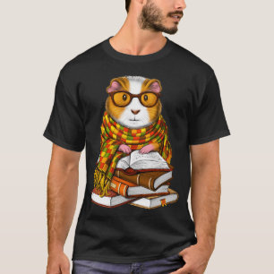 Meerschweinchen liest Bücher T-Shirt