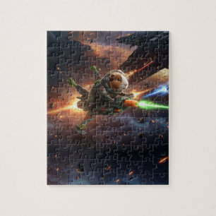 Meerschweinchen lustige Kriege Puzzle