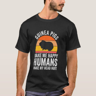 Meerschweinchen machen mich glücklich Menschen mac T-Shirt