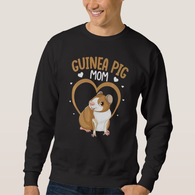 Meerschweinchen-Mama Guinea Sweatshirt (Vorderseite)