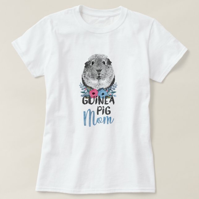 Meerschweinchen-Mama-Haustier-Inhaber T-Shirt (Design vorne)