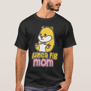 Meerschweinchen-Mama Süßes Tier Mutter T-Shirt