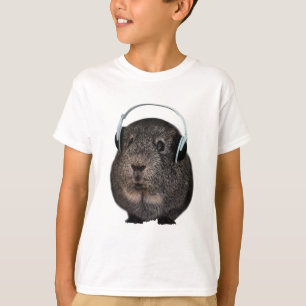 Meerschweinchen-Musik-Haustier T-Shirt