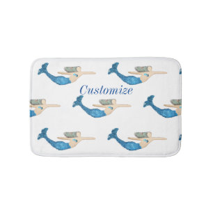 Meerschweinchen schwimmen Thunder_Cove Badematte