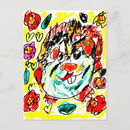 Meerschweinchen süß  postkarte