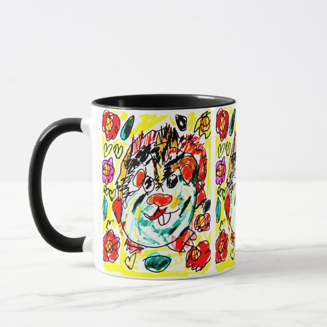 Meerschweinchen süß  tasse (Links)