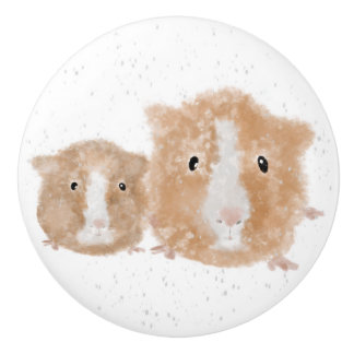 Meerschweinchen-Türknauf Keramikknauf