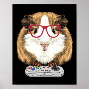 Meerschweinchen Videospiel Wildtier Tier Meerschwe Poster
