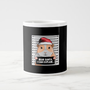 Meerschweinchen-Weihnachts-Cavy Lieber Santa, ich Jumbo-Tasse