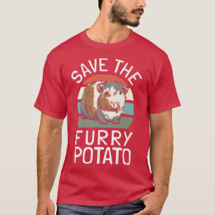 Meerschweinchen-Wortspiel  Fellkartoffel  Meerschw T-Shirt