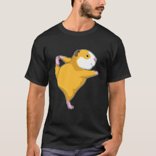 Meerschweinchen Yoga Fitness Sport T-Shirt