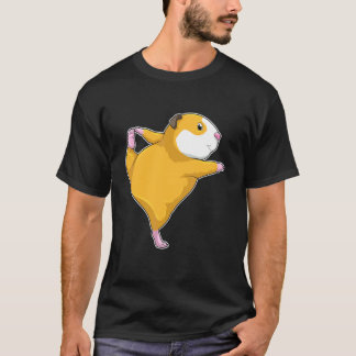 Meerschweinchen Yoga Fitness Sport T-Shirt