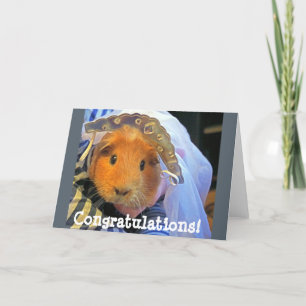 Meerschweinchenbraut Karte